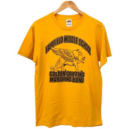  90s FRUIT OF THE LOOM Tシャツ SIZE M 古着 イエロー