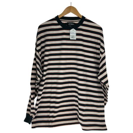  AVIREX アビレックス Tシャツ 長袖Tシャツ SIZE L  783-3130202 グリーン×ホワイト