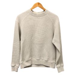 □□ Jackman カットソー ワッフルミッドネック SIZE S 古着 JM7200 アイボリー Cランク