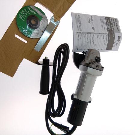  HiKOKI ハイコーキ 100ｍｍ電気ディスクグラインダ　　 G10SHA シルバー