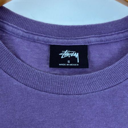 stussy ステューシー Tシャツ SIZE S 古着 パープル