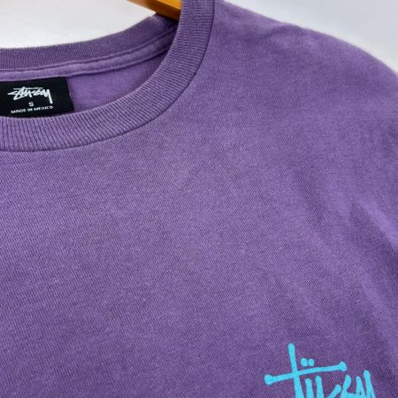  stussy ステューシー Tシャツ SIZE S 古着 パープル