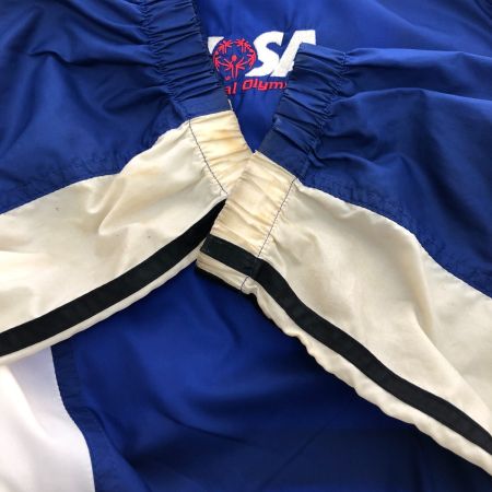  80s adidas ジャケット ナイロンジャケット SIZE XXL 古着 ネイビー