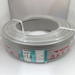 □□  VVFケーブル　電材　3芯 1.6mm×100m　 24.10製造 Sランク