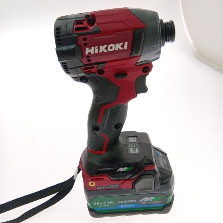  HiKOKI ハイコーキ コードレスインパクトドライバ　36Ｖ WH36DD スコーピオンレッド