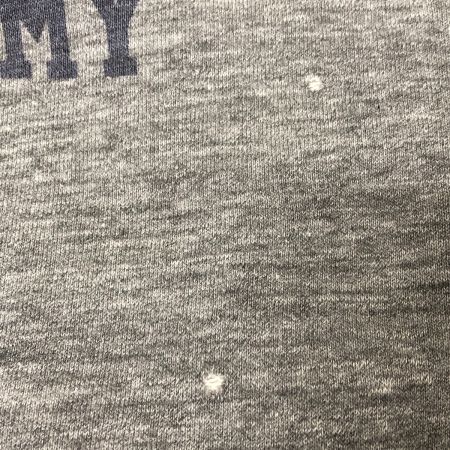  60s RUSSELL スウェット トレーナー 古着 サイズタグ後期 前Vガゼット 染み込みプリント グレー