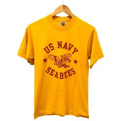 □□ 00s FRUIT OF THE LOOM Tシャツ SIZE S 古着 イエロー Cランク