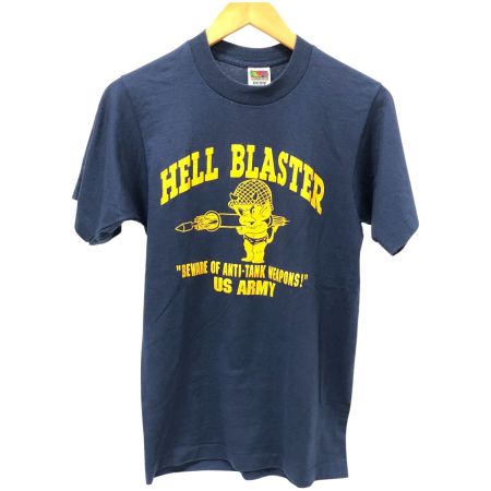  00s FRUIT OF THE LOOM Tシャツ SIZE S 古着 ネイビー