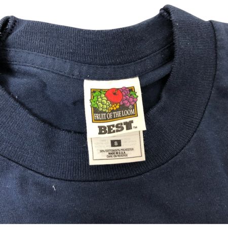  00s FRUIT OF THE LOOM Tシャツ SIZE S 古着 ネイビー