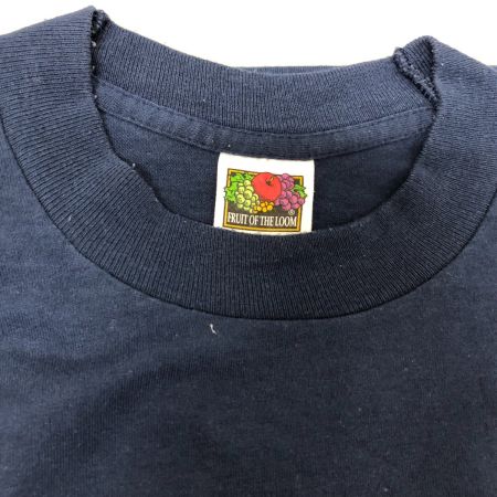  00s FRUIT OF THE LOOM Tシャツ SIZE S 古着 ネイビー