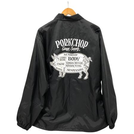  PORKCHOP ジャケット コーチジャケット SIZE XL ブラック