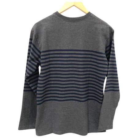  THE NORTH FACE ザノースフェイス Tシャツ 長袖Tシャツ ボーダー SIZE M NT81837 グレー×ネイビー