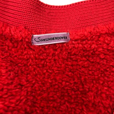  SueUNDERCOVER カーディガン 1(S) 古着 SUY1901 レッド