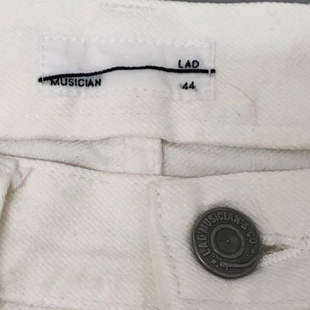  LAD MUSICIAN ラッド ミュージシャン パンツ 古着 44 2115-510 ホワイト