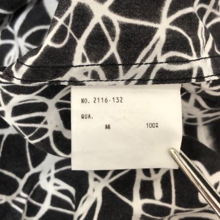  LAD MUSICIAN ラッド ミュージシャン シャツ プルオーバーシャツ 42 2116-132 ホワイト×ブラック