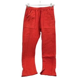□□ FACETASM パンツ カットオフスウェットパンツ 4 古着 OTM-PT-M11 レッド Cランク