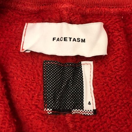  FACETASM パンツ カットオフスウェットパンツ 4 古着 OTM-PT-M11 レッド