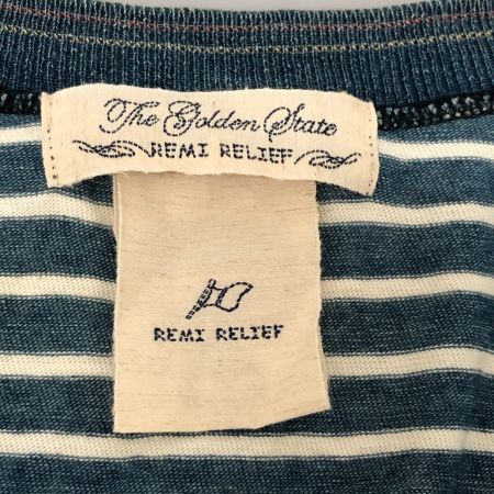  REMI RELIEF レミレリーフ カーディガン SIZE M 古着 ネイビー
