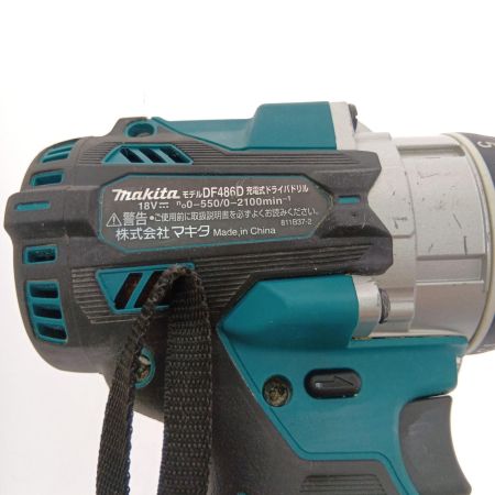  MAKITA マキタ 充電式ドライバドリル18Ｖ DF486D グリーン 本体のみ