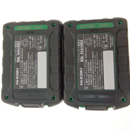  HiKOKI ハイコーキ コードレスインパクトドライバ　36Ｖ WH36DD グリーン