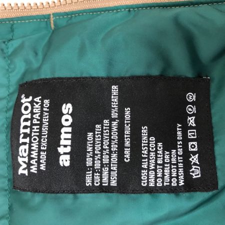  MARMOT マーモット ジャケット ダウンジャケット SIZE L マンモスダウンパーカー750FP  TSFMD211AT ベージュ