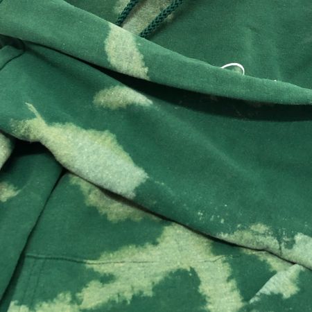  90~00s Hanes パーカー プルオーバーパーカー 古着 SIZE S タイダイ柄 グリーン