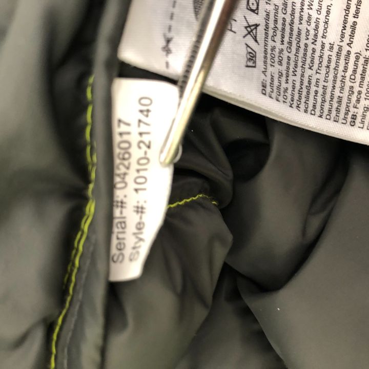 MAMMUT マムート ジャケット ダウンジャケット SIZE L RN117481 ライム 