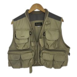 □□ Rivalley リバレイ フィッシングベスト SIZE L ベージュ Cランク