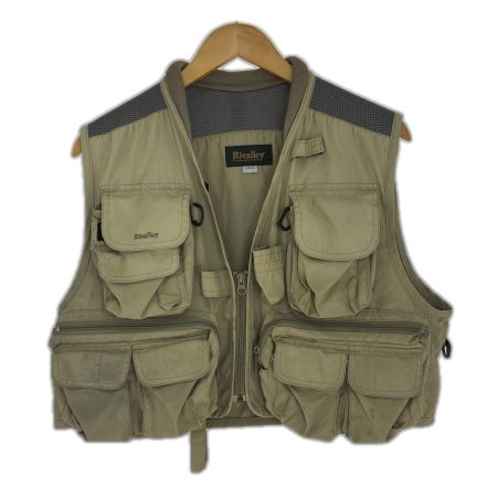  Rivalley リバレイ フィッシングベスト SIZE L ベージュ