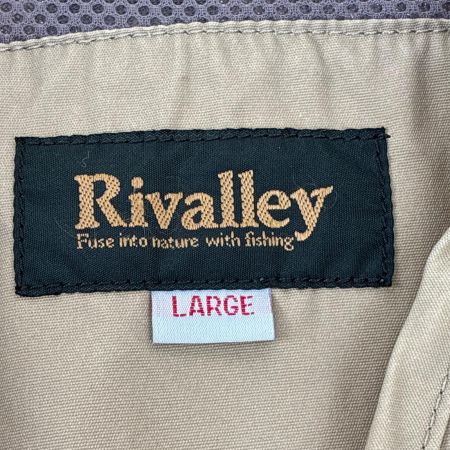 Rivalley リバレイ フィッシングベスト SIZE L ベージュ