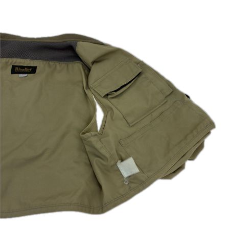  Rivalley リバレイ フィッシングベスト SIZE L ベージュ
