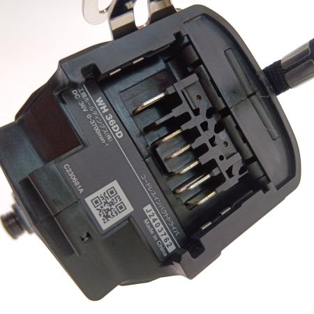  HiKOKI ハイコーキ コードレスインパクトドライバ　36Ｖ WH36DD ブラック