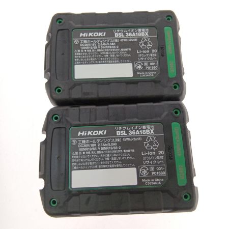  HiKOKI ハイコーキ コードレスインパクトドライバ　36Ｖ WH36DD ブラック