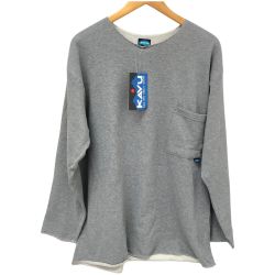 □□ KAVU スウェット エフエルロック SIZE L 19823009023003 グレー Aランク