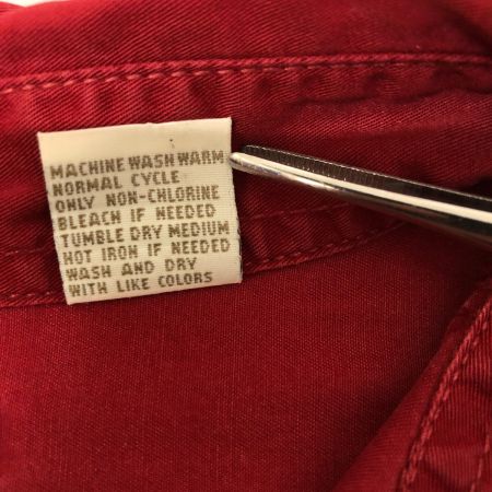  LEVI'S リーバイス シャツ ボタンダウンシャツ SIZE XXL 古着 インドネシア製 レッド