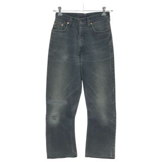 □□LEVI'S リーバイス ジーンズ 550 古着 SIZE W31×L34 リペア有 ベルギー製 96年製 266刻印 オレンジタブ インディゴ LEVI'S リーバイス ジーンズ 550 古着 SIZE W31×L34 リペア有 ベルギー