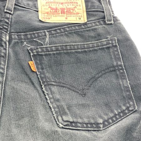  LEVI'S リーバイス ジーンズ 550 古着 SIZE W31×L34 リペア有 ベルギー製 96年製 266刻印 オレンジタブ インディゴ