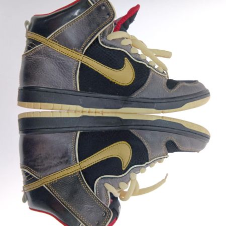  NIKE ナイキ スニーカー　ダンク ハイ マーシャル アンプ　26ｃｍ 313171-071 ブラック/メタリック ゴールド