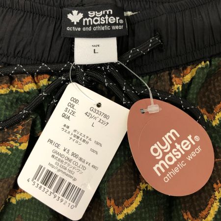  gym master ジムマスター パンツ ハーフパンツ SIZE L タグ付き ノバスコシア G333780 グリーン