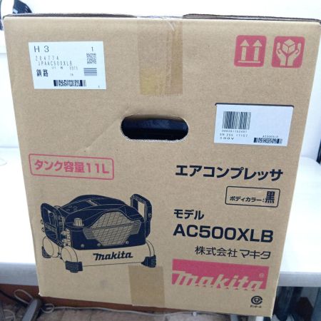  MAKITA マキタ エアコンプレッサー　11L AC500XLB ブラック