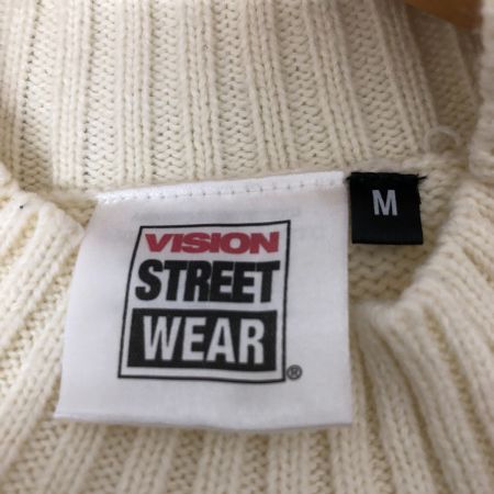  VISION STREET WEAR ニット セーター SIZE M  7723110-T アイボリー