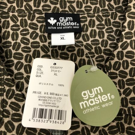  gym master ジムマスター シャツ 半袖シャツ XLサイズ コーヒー タグ付き G333777 オリーブ
