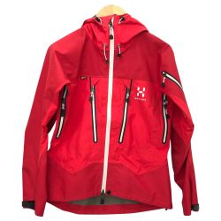 □□ HAGLOFS ホグロフス ジャケット ウインドブレーカー ゴアテックスプロシェル 0839053 レッド Cランク