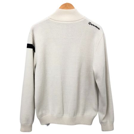  TaylorMade テーラーメイド ジャケット ウールブレンドセーターラインドジャケット SIZE L ゴルフウェア ホワイト