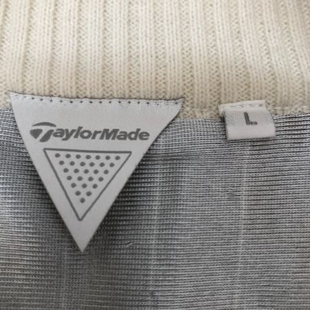  TaylorMade テーラーメイド ジャケット ウールブレンドセーターラインドジャケット SIZE L ゴルフウェア ホワイト