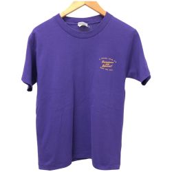 □□ 90s Hanes Tシャツ SIZE L 古着 パープル Cランク
