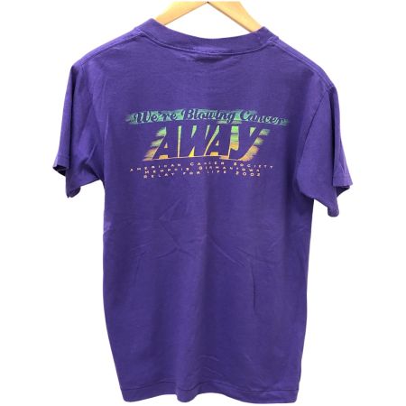  90s Hanes Tシャツ SIZE L 古着 パープル