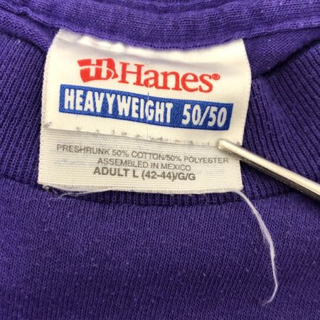  90s Hanes Tシャツ SIZE L 古着 パープル