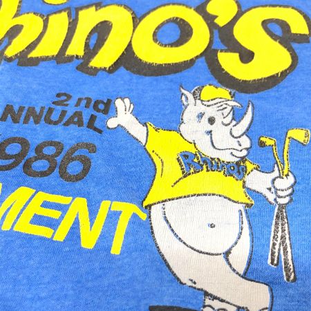  80s Unknown Tシャツ 古着 ブルー