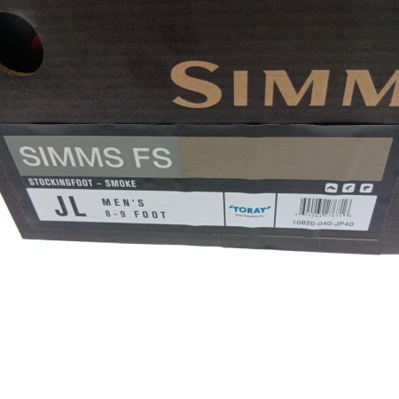  SIMMS ストッキングフットウェーダー メンズ　ＪＬサイズ スモーク